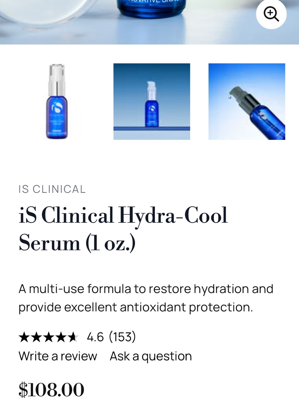 Hydra-Cool Serum - Blue